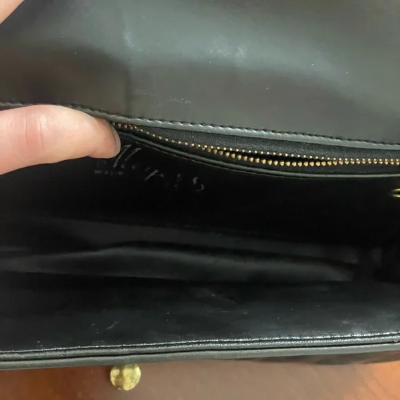 Vintage Meyers USA Quilted Leather Flap Bag • Made in USA Chain Purse - Picture 7 of 15